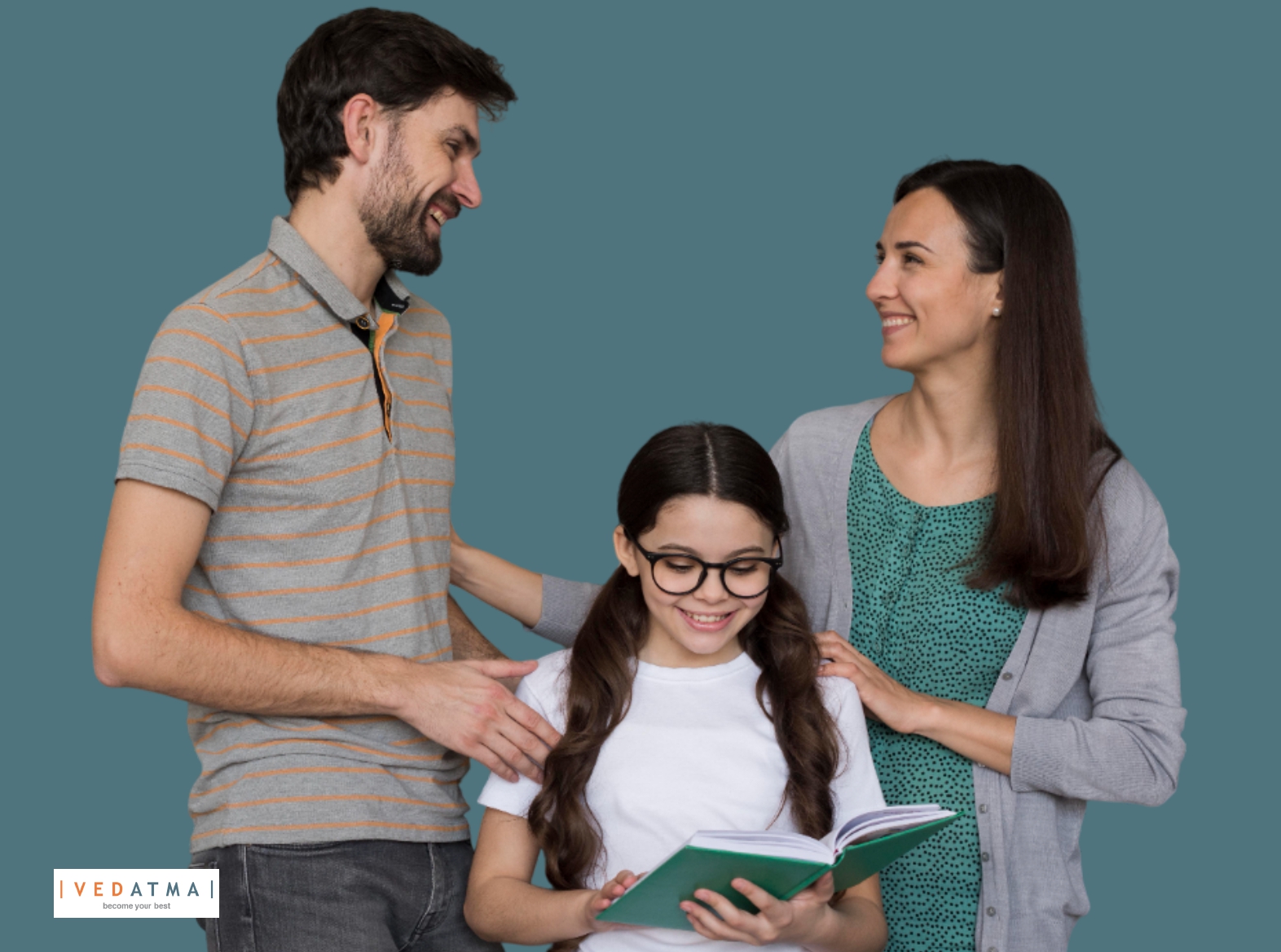 Parent and child having a thoughtful discussion about career options